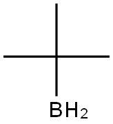 tert-Butylborane Struktur