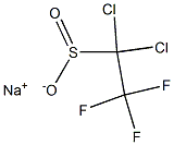 1,1-Dichloro-2,2,2-trifluoroethane-1-sulfinic acid sodium salt Struktur