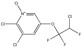 5,6-Dichloro-3-(2-chloro-1,1,2-trifluoroethoxy)pyridine 1-oxide Struktur