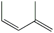 (Z)-2-Methyl-1,3-pentadiene Struktur