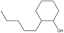 2-Pentylcyclohexanol Struktur