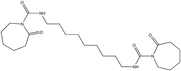 N,N'-(Nonane-1,9-diyl)bis[(2-oxohexahydro-2H-azepine)-1-carboxamide] Struktur