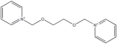 1,1'-[Ethylenebis(oxymethylene)]dipyridinium Struktur