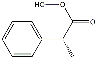 [R,(-)]-2-Phenylperoxypropionic acid Struktur