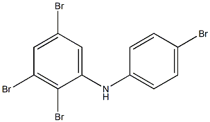 2,3,5-Tribromophenyl 4-bromophenylamine Struktur