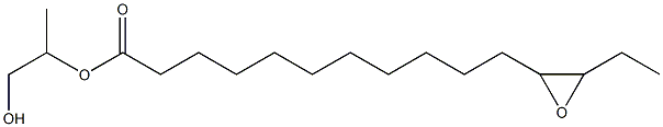 12,13-Epoxypentadecanoic acid 2-hydroxy-1-methylethyl ester Struktur