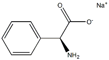 (R)-2-Phenylglycine sodium salt Struktur