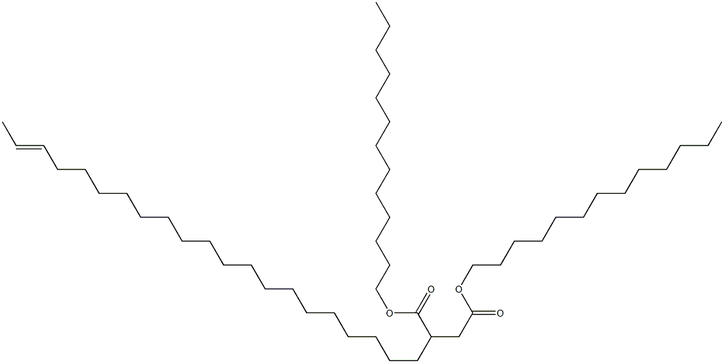 2-(19-Henicosenyl)succinic acid ditridecyl ester Struktur