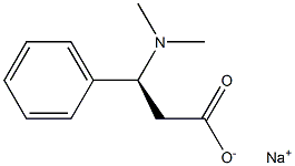 [S,(+)]-3-(Dimethylamino)-3-phenylpropionic acid sodium salt Struktur