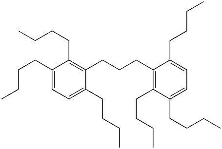 3,3'-(1,3-Propanediyl)bis(1,2,4-tributylbenzene) Struktur