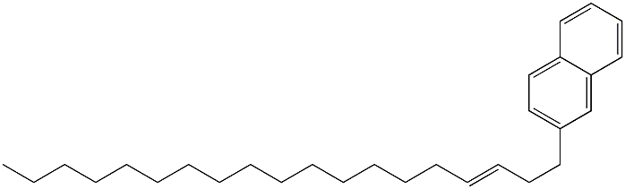 2-(3-Nonadecenyl)naphthalene Struktur