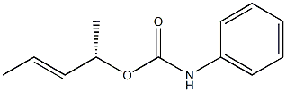 [E,S,(-)]-3-Pentene-2-ol N-phenylcarbamate Struktur