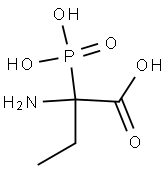 2-Amino-2-phosphonobutyric acid Struktur