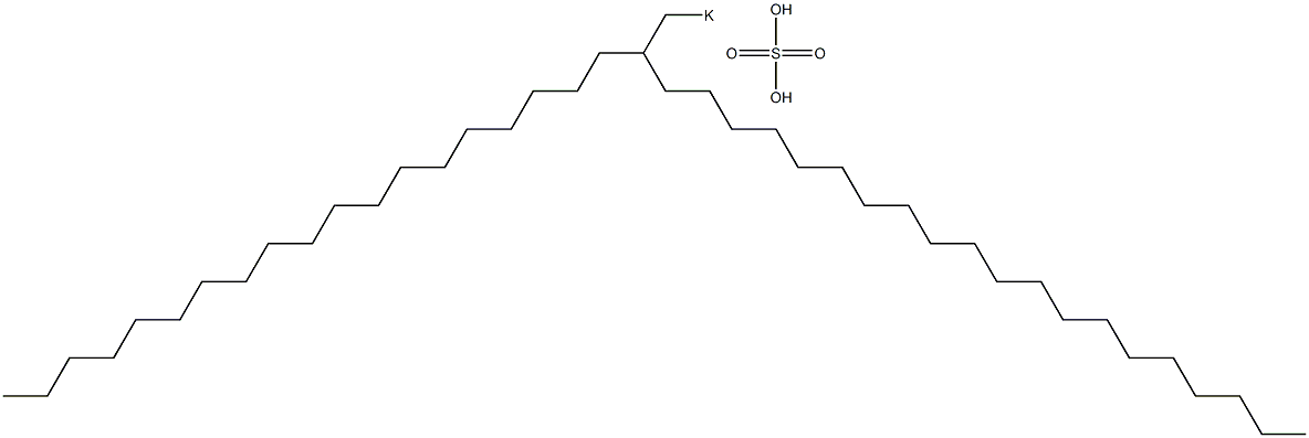 Sulfuric acid 2-nonadecyldocosyl=potassium salt Struktur