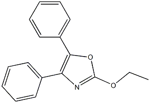 2-Ethoxy-4,5-diphenyloxazole Struktur