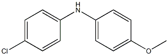 (4-Methoxyphenyl)(4-chlorophenyl)amine Struktur