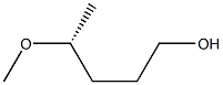 [R,(-)]-4-Methoxy-1-pentanol Struktur