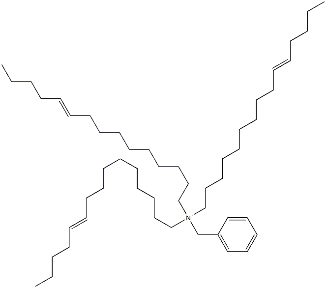 Tri(10-pentadecenyl)benzylaminium Struktur