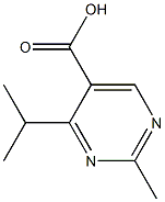 2-Methyl-4-isopropylpyrimidine-5-carboxylic acid Struktur