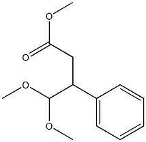 4,4-Dimethoxy-3-phenylbutyric acid methyl ester Struktur