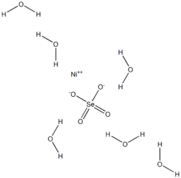 Nickel selenate hexahydrate Struktur