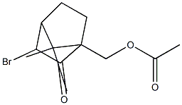 10-Acetoxy-3-bromo-2-bornanone Struktur