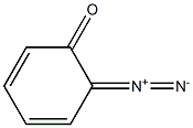 2-Diazo-3,5-cyclohexadien-1-one Struktur