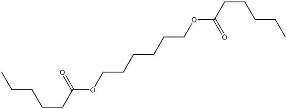 Dihexanoic acid 1,6-hexanediyl ester Struktur