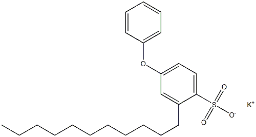 4-Phenoxy-2-undecylbenzenesulfonic acid potassium salt Struktur