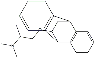 2-[(9,10-Dihydro-9,10-ethanoanthracen-11-yl)oxy]-N,N,1-trimethylethanamine Struktur