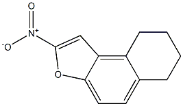 2-Nitro-6,7,8,9-tetrahydronaphtho[2,1-b]furan Struktur