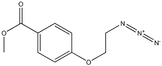 4-[2-Azidoethoxy]benzoic acid methyl ester Struktur