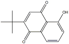 2-tert-Butyl-5-hydroxynaphthalene-1,4-dione Struktur