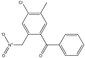 4-Chloro-5-methyl-2-(nitromethyl)benzophenone Struktur