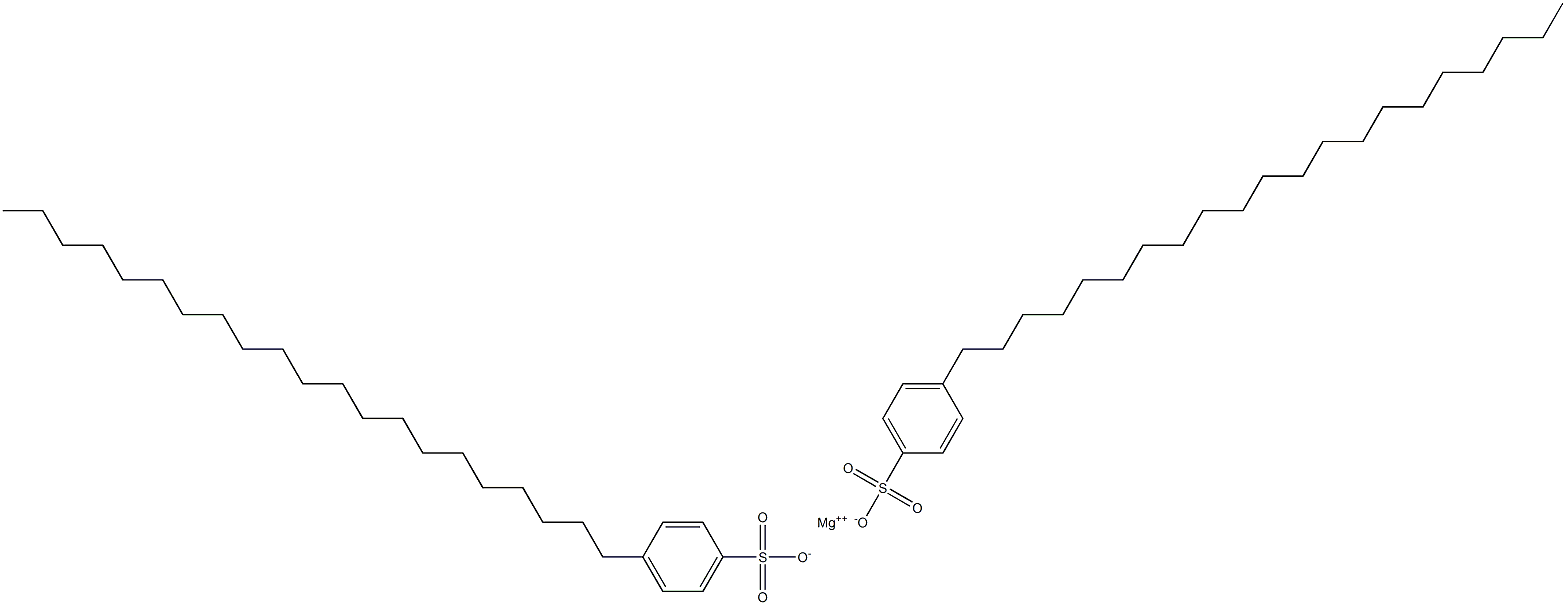 Bis(4-henicosylbenzenesulfonic acid)magnesium salt Struktur