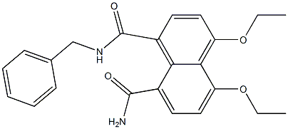 N-Benzyl-4,5-diethoxy-1,8-naphthalenedicarboxamide Struktur