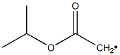 Isopropyloxycarbonylmethyl radical Struktur