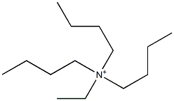 Ethyltributylaminium Struktur