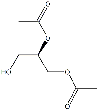 (R)-1,2,3-Propanetriol 2,3-diacetate Struktur