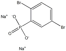 2,5-Dibromophenylphosphonic acid disodium salt Struktur