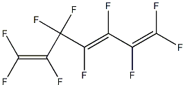 1,1,2,3,4,5,5,6,7,7-Decafluoro-1,3,6-heptatriene Struktur