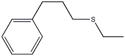 [3-(Ethylthio)propyl]benzene Struktur