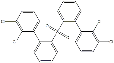 2,3-Dichlorophenylphenyl sulfone Struktur