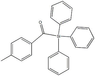 p-Toluoyltriphenylsilane Struktur