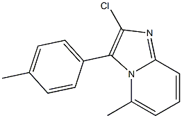 2-Chloro-5-methyl-3-(p-tolyl)imidazo[1,2-a]pyridine Struktur