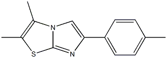 2,3-Dimethyl-6-(4-methylphenyl)imidazo[2,1-b]thiazole Struktur