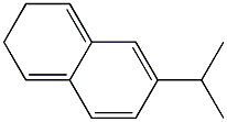 2,3-Dihydro-6-isopropylnaphthalene Struktur