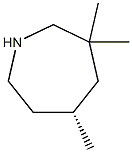 (S)-3,3,5-Trimethylhexahydro-1H-azepine Struktur