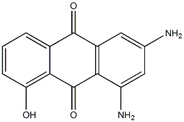 1-Hydroxy-6,8-diaminoanthraquinone Struktur