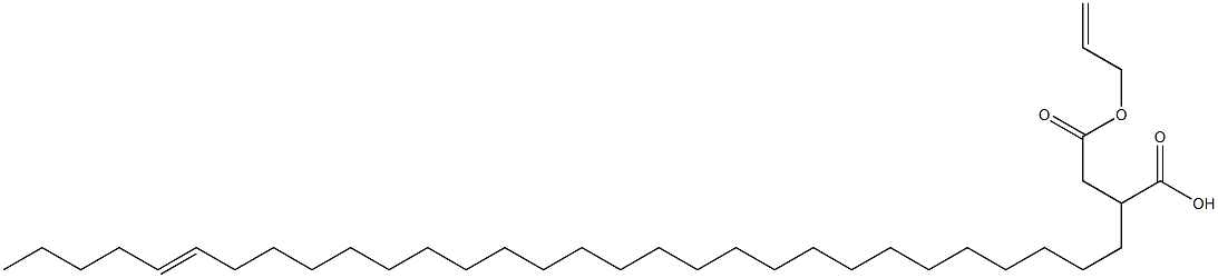 2-(25-Triacontenyl)succinic acid 1-hydrogen 4-allyl ester Struktur